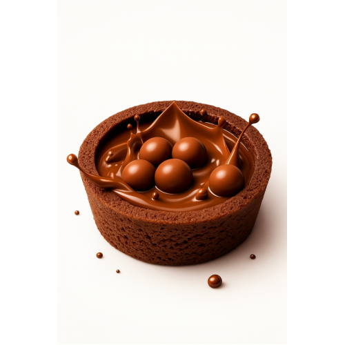 SIMLEZ Мини-тарты с хрустящими шариками в шоколадном соусе, 80 г SIMLEZ Мини-тарты с хрустящими шариками в шоколадном соусе, 80 г