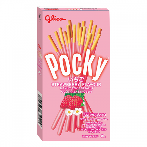 POCKY Glico Покки Клубника, 45 г
