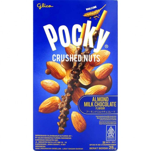 Glico ПОККИ кусочки МИНДАЛЯ в молочном шоколаде