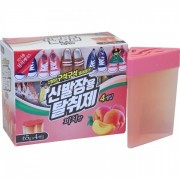 Sandokkaebi Средство против запаха для полки обувного шкафа, аромат персика, 65 г х 4 шт Sandokkaebi Средство против запаха для полки обувного шкафа, аромат персика, 65 г х 4 шт
