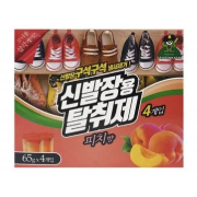 Sandokkaebi Средство против запаха для полки обувного шкафа, аромат персика, 65 г х 4 шт Sandokkaebi Средство против запаха для полки обувного шкафа, аромат персика, 65 г х 4 шт