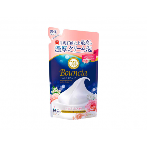 COW Bouncia Гель для душа c маслом ши, коллагеном и гиалуроновой кислотой, с нежным ароматом цветочного букета