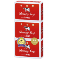 COW Red Box Молочное увлажняющее туалетное мыло, с ароматом розы