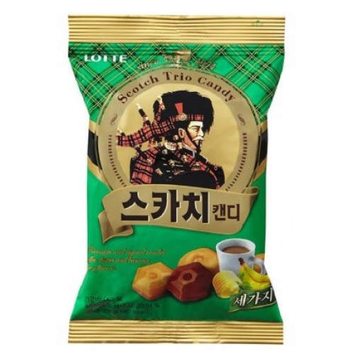 Леденцы Scotch Trio Lotte 3 вкуса