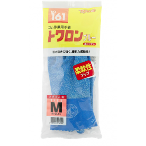 TOWA GLOVES Перчатки для бытовых, хозяйственных и строительных работ по дому и саду из натурального каучука, размер М
