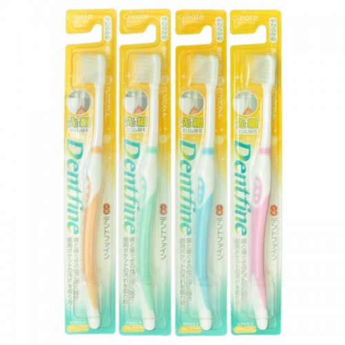 DENTFINE TAPERED Зубная щетка с компактной  чистящей головкой и тонкими кончиками щетинок