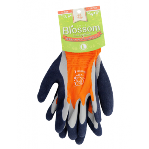 TOWA GLOVES Перчатки для бытовых и хозяйственных работ по дому и саду из нейлона с покрытием из натурального каучука, размер М