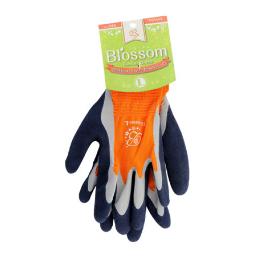 TOWA GLOVES Перчатки для бытовых и хозяйственных работ по дому и саду из нейлона с покрытием из натурального каучука, размер L
