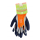 TOWA GLOVES Перчатки для бытовых и хозяйственных работ по дому и саду из нейлона с покрытием из натурального каучука, размер L