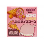 GuandongLefen Печенье мини-конус со вкусом клубники, 120г GuandongLefen Печенье мини-конус со вкусом клубники, 120г