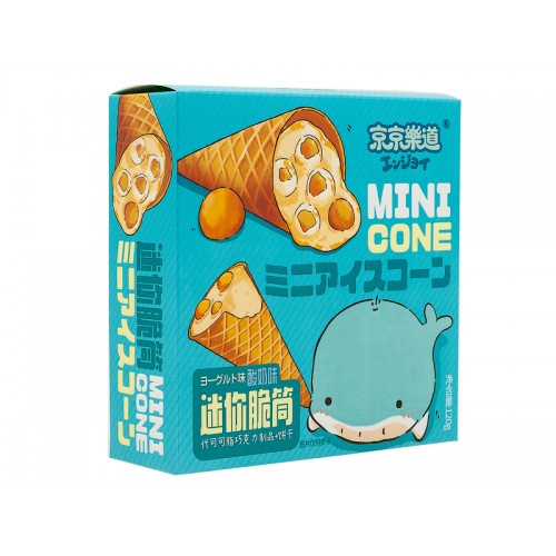GuandongLefen Печенье мини-конус со вкусом йогурта, 120г GuandongLefen Печенье мини-конус со вкусом йогурта, 120г