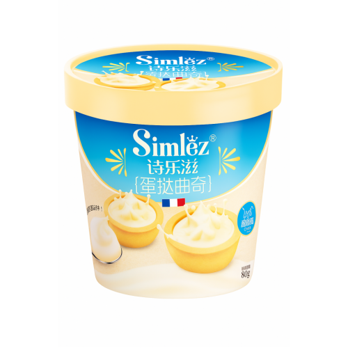 SIMLEZ Мини-тарты с хрустящими шариками в шоколадно-йогуртовом соусе