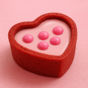 SIMLEZ Мини-тарты с хрустящими шариками в шоколадно-клубничном соусе SIMLEZ Мини-тарты с хрустящими шариками в шоколадно-клубничном соусе