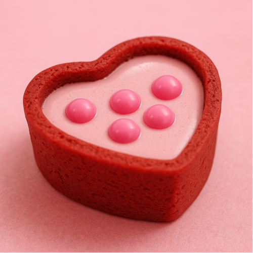 SIMLEZ Мини-тарты с хрустящими шариками в шоколадно-клубничном соусе SIMLEZ Мини-тарты с хрустящими шариками в шоколадно-клубничном соусе