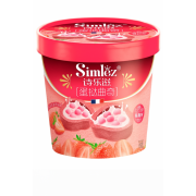 SIMLEZ Мини-тарты с хрустящими шариками в шоколадно-клубничном соусе SIMLEZ Мини-тарты с хрустящими шариками в шоколадно-клубничном соусе