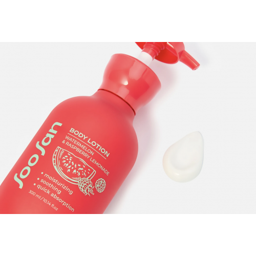 SOOSAN Body Lotion Watermelon & Raspberry Lemonade Лосьон для тела с ароматом арбуза и малины SOOSAN Body Lotion Watermelon & Raspberry Lemonade Лосьон для тела с ароматом арбуза и малины