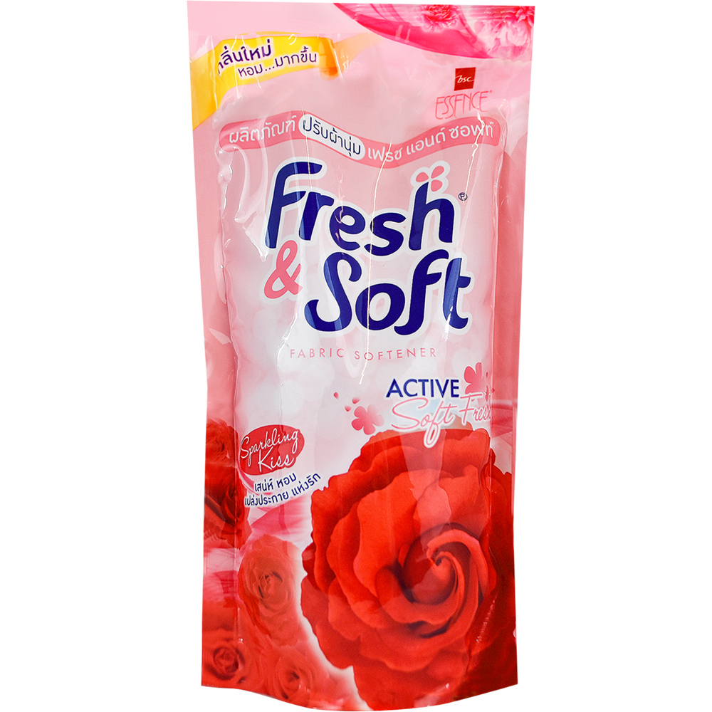 Fresh soft. Кондиционер для белья Essence Fresh & Soft sparkling Kiss Lion. Lion "Essence Fresh & Soft" кондиционер для белья 600мл "Red Rose" (м.у.) /24шт/ Таиланд. Lion "Essence Fresh & Soft" кондиционер для белья 600мл "Red Rose" (sparkling Kiss) (мяг.уп.). Lion Essence Fresh & Soft кондиционер для белья 600мл Pink Elegance (Lovely Kiss) (мяг.уп.).