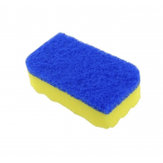 REVO Губка для посуды с антибактериальной пропиткой, двухслойная, жесткий верхний слой с абразивными частицами, 1 шт REVO Губка для посуды с антибактериальной пропиткой, двухслойная, жесткий верхний слой с абразивными частицами, 1 шт