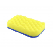 REVO Губка для посуды с антибактериальной пропиткой, двухслойная, жесткий верхний слой с абразивными частицами, 1 шт REVO Губка для посуды с антибактериальной пропиткой, двухслойная, жесткий верхний слой с абразивными частицами, 1 шт