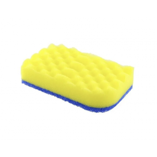 REVO Губка для посуды с антибактериальной пропиткой, двухслойная, жесткий верхний слой с абразивными частицами, 1 шт REVO Губка для посуды с антибактериальной пропиткой, двухслойная, жесткий верхний слой с абразивными частицами, 1 шт