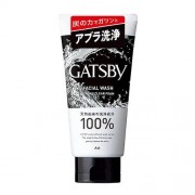 Мужская пенка для умывания с угольной пудрой Mandom Gatsby Facial Wash Strong Clear Foam, 130 г