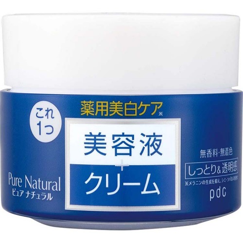 PDC Pure Natural White Отбеливающий и увлажняющий крем для лица, 100 г