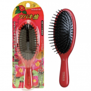 Щетка Ikemoto Tsubaki Oil Cushion Brush для ухода и восстановления поврежденных волос с маслом камелии японской Щетка Ikemoto Tsubaki Oil Cushion Brush для ухода и восстановления поврежденных волос с маслом камелии японской