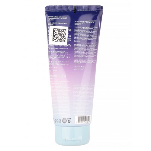 AYOUME Nature Anti-Wrinkle Cleansing Пенка для лица антивозрастная с коллагеном и витамином Е AYOUME Nature Anti-Wrinkle Cleansing Пенка для лица антивозрастная с коллагеном и витамином Е