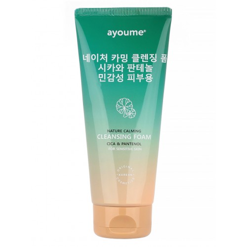 AYOUME Nature Calming Cleansing Пенка для лица успокаивающая с экстрактом центеллы азиатской и пантенолом