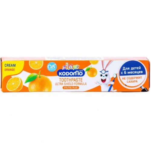 LION Kodomo Зубная паста для детей от 6 месяцев с ароматом апельсина, 40 г LION Kodomo Зубная паста для детей от 6 месяцев с ароматом апельсина, 40 г