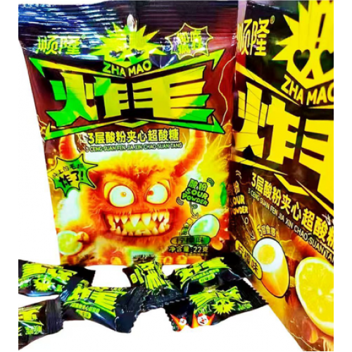 Кислые леденцы Zha Mao ЗУБАСТИК, со вкусом лимона Кислые леденцы Zha Mao ЗУБАСТИК, со вкусом лимона