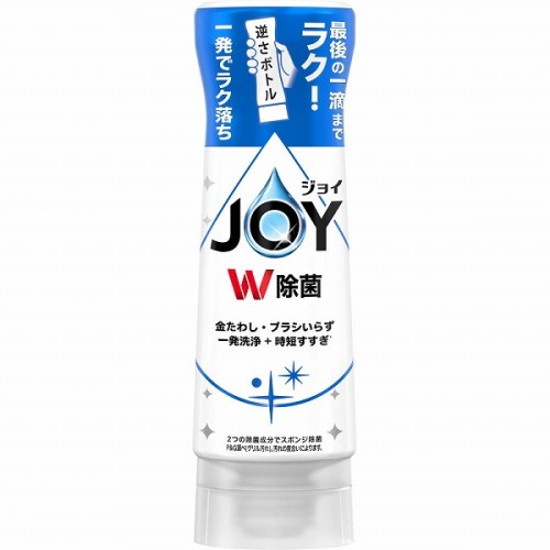 P&G Joy Дезинфицирующее средство для мытья посуды с легким освежающим ароматом, бутылка (вверх дном), 290 мл