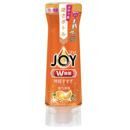 P&G Joy Дезинфицирующее средство для мытья посуды с ароматом апельсина, бутылка (вверх дном), 290 мл P&G Joy Дезинфицирующее средство для мытья посуды с ароматом апельсина, бутылка (вверх дном), 290 мл