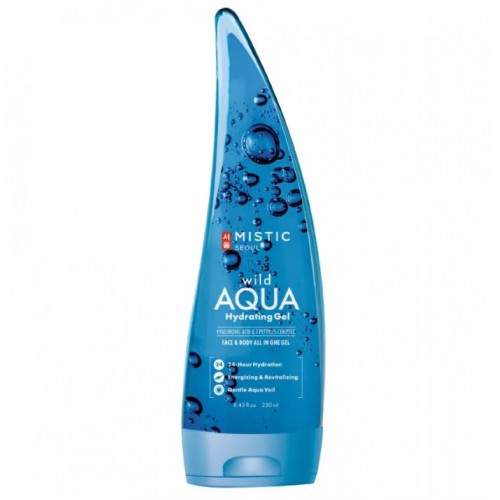 Увлажняющий гель Родниковая Вода c комплексом гиалуроновых кислот и пептидов MISTIC, 250 мл