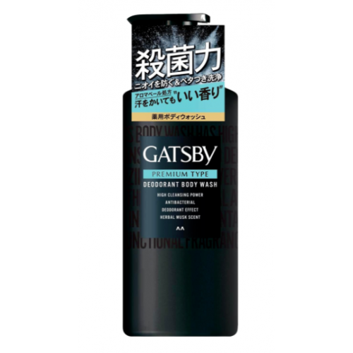 MANDOM Gatsby Premium Мужское жидкое мыло для глубокого очищения, нейтрализации неприятного запаха с антибактериальным эффектом