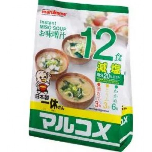 Суп-мисо Иккю с пониженным содержанием соли быстрого приготовления