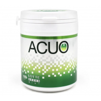 LOTTE Резинка жевательная ACUO SlimBottle зелёная мята, 125 г