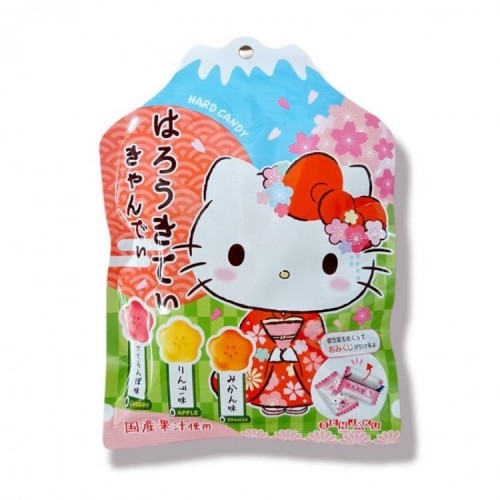 SENJAKU Леденцы Сенжаки 'Хэллоу Китти' - сезон сакуры (вишня, яблоко и мандарин), 65г