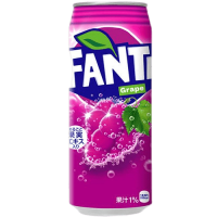 Японская Фанта 500 мл ВИНОГРАД Премиум низкокалорийная с витамином В6 Fanta Grape 500мл ж/банка