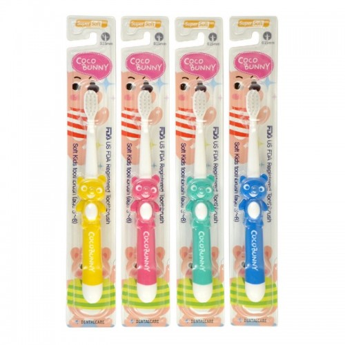 Набор детских зубных щеток для детей 3-8 лет