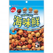 Denroku Японские арахисовые снеки '4 вкуса моря' с морепродуктами, 75 г Denroku Японские арахисовые снеки '4 вкуса моря' с морепродуктами, 75 г