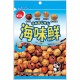 Denroku Японские арахисовые снеки '4 вкуса моря' с морепродуктами, 75 г