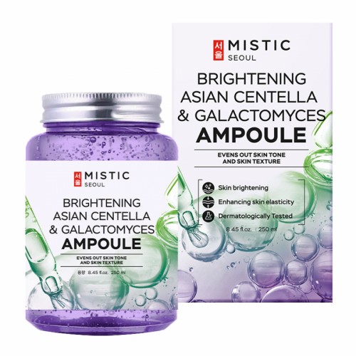MISTIC BRIGHTENING ASIAN CENTELLA & GALACTOMYCES AMPOULE Восстанавливающая сыворотка с центеллой и галактомисисом