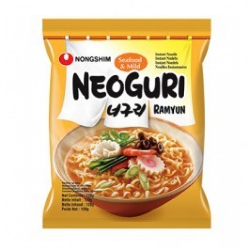 Лапша Нонгшим Неогури со вкусом морепродуктов (MILD) (сушеная),  120 гр