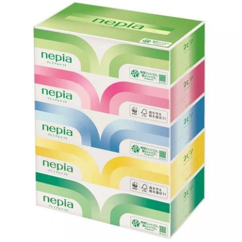 Салфетки бумажные Premium Soft NEPIA