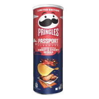 Pringles Чипсы Принглс по-китайски со вкусом хрустящих куриных крылышек в остро-сладком соусе, 165 г