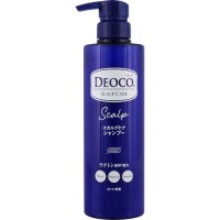 ROHTO Deoco Scalp Care Шампунь для ухода за волосами и кожей головы против неприятного запаха, со сладким цветочным ароматом, флакон с дозатором