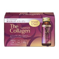 Shiseido The Collagen Luxe Rich Жидкий премиум коллаген, 10 бутылочек по 50 мл