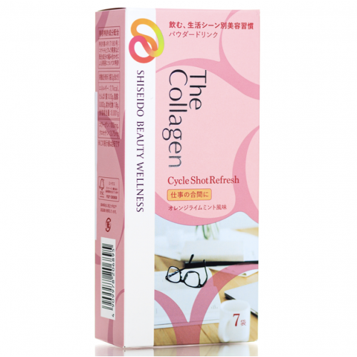 Shiseido The Collagen Cycle Shot Refresh Коллаген с кроцетином для рабочего настроя Shiseido The Collagen Cycle Shot Refresh Коллаген с кроцетином для рабочего настроя