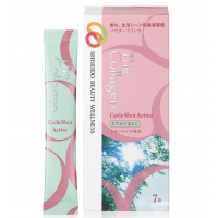 Shiseido The Collagen Cycle Shot Active Коллаген с ягодами годжи для активности , 7 пакетиков на 7 дней